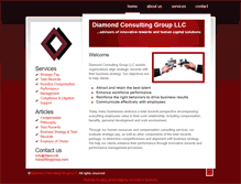 Tablet Screenshot of diamond-consultinggroup.com